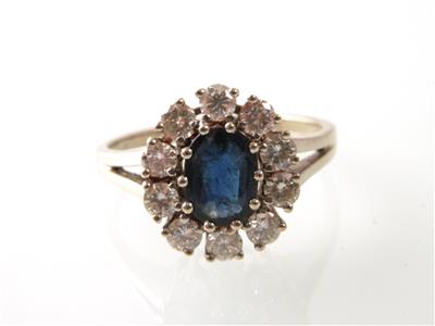 Brillantring zus. ca. 0,80 ct - Klenoty