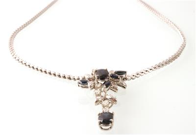 Brillant Saphir Collier - Schmuck