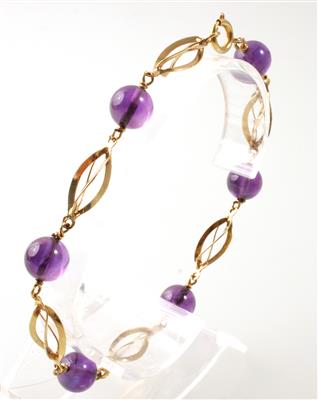 Amethystarmkette - Schmuck