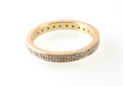 Diamantmemoryring zus. 0,15 ct - Klenoty