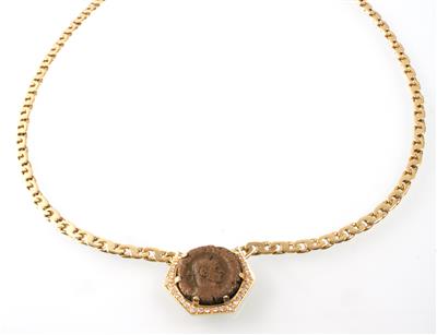 Brillantcollier zus. ca 0,30 ct - Gioielli e orologi