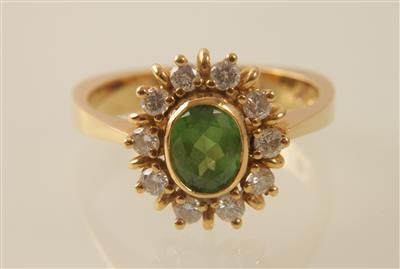 Brillantring zus. ca. 0,35 ct - Schmuck und Uhren