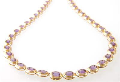 Amethystcollier - Jewellery and watches