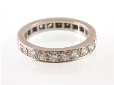 Brillantmemoryring zus. ca. 1,55 ct - Jewellery and watches