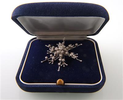 Brillantbrosche zus. ca. 1,70 ct - Schmuck und Uhren