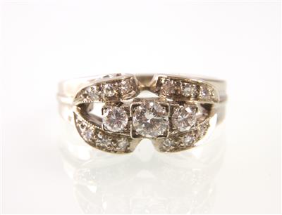 Brillant/Diamantring zus. ca.0,50 ct - Orologi, gioielli e antiquariato
