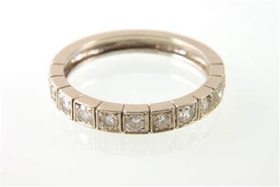 Brillantring zus. ca. 0,55 ct - Uhren, Schmuck und Antiquitäten