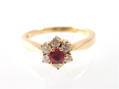 Brillantring zus. 0,33 ct - Bilder, Schmuck und Uhren