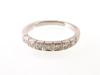 Diamantring zus. ca. 0,20 ct - Jewellery and watches