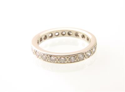 Brillant-Memoryring zus. 1,26 ct - Schmuck, Uhren und Antiquitäten