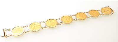 Münz- Medaillenarmkette - Schmuck, Uhren und Antiquitäten