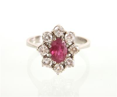 Brillantring zus. 0,66 ct - Schmuck und Uhren