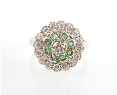 Brillantring zus. ca. 0,80 ct - Schmuck und Uhren