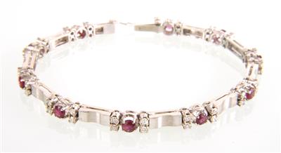 Diamant-Rubin Armkette - Jewellery and watches