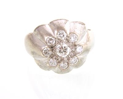 Brillant Ring zus. ca.0,55 ct - Jewellery and watches