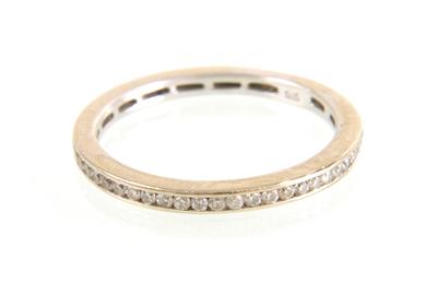 Brillantmemoryring zus. ca. 0,50 ct - Jewellery and watches