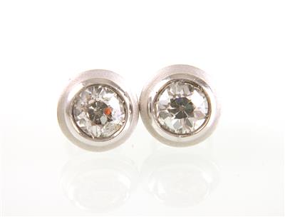 Diamantohrstecker zus. ca. 1,40 ct - Jewellery and watches