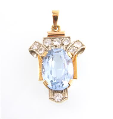 Brillantanhänger zus. ca. 0,50 ct - Gioielli e orologi