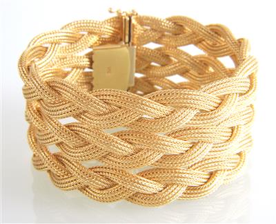 Armband 3-reihig, geflochten - Schmuck und Uhren