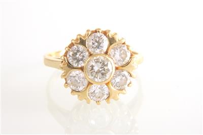 Brillantring zus. 1,82 ct - Schmuck und Uhren