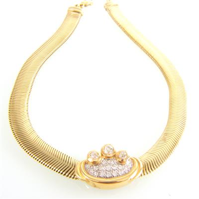 Diamantcollier ca. 1,65 ct - Schmuck und Uhren