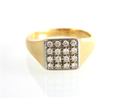 Diamantring zus. ca. 0,25 ct - Schmuck und Uhren