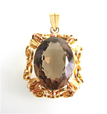 Rauchquarzanhänger ca. 29,5 ct - Schmuck und Uhren