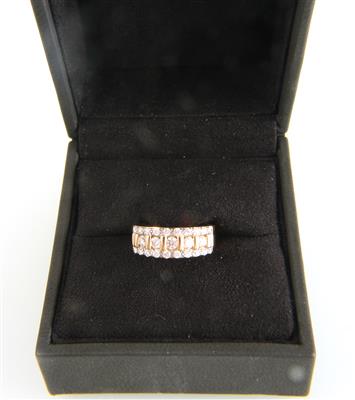 Brillantring zus. ca. 0,65 ct - Schmuck und Uhren