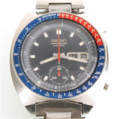 Seiko Chronograph Pepsi - Schmuck und Uhren 2020/09/02 - Realized price:  EUR 550 - Dorotheum