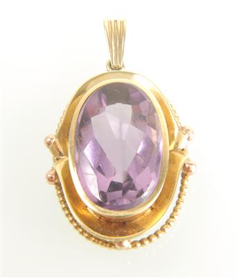 Amethystanhänger ca. 10 ct - Schmuck und Uhren