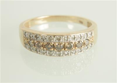 Brillant-Diamantring zus. ca. 0,30 ct - Jewellery and watches