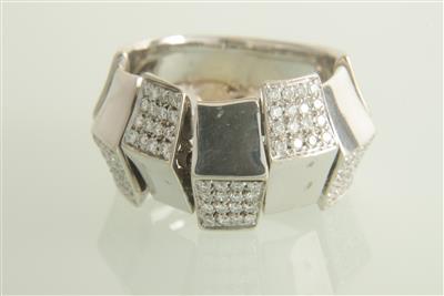 Brillantring zus. ca. 0,55 ct - Klenoty a Hodinky