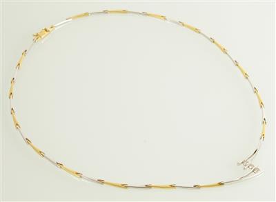 Brillantcollier zus ca 0,25 ct - Schmuck und Uhren