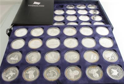 39 Medaillen "Europäische Union - Schmuck und Uhren