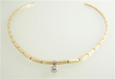Brillantcollier ca. 0,15 ct - Jewellery and watches