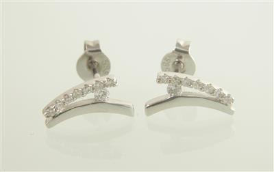 Brillant/Diamantohrstecker zus. 0,10 ct - Jewellery and watches