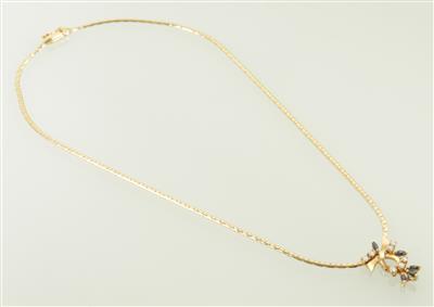 Brillantcollier zus. ca. 0,35 ct - Gioielli e orologi