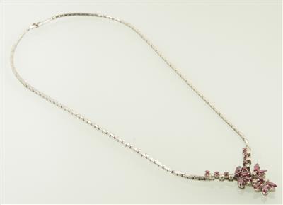 Brillantcollier zus. ca. 0,35 ct - Klenoty a Hodinky