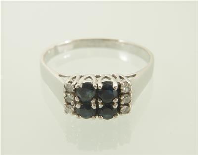 Diamantring zus. ca. 0,10 ct - Schmuck und Uhren