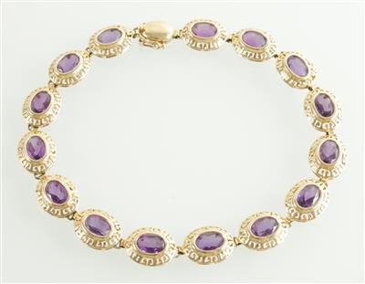 Amethystarmkette - Schmuck und Uhren