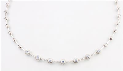 Brillantcollier - Schmuck und Uhren