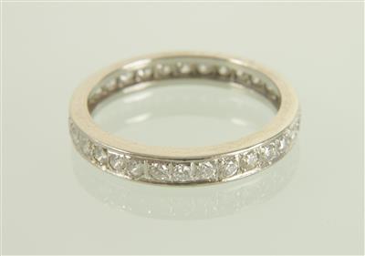 Brillant Memoryring zus. ca. 0,65 ct - Jewellery and watches