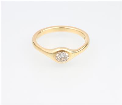 Brillant Ring ca. 0,30 ct - Jewellery and watches