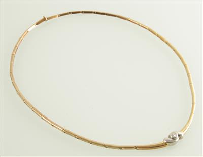 Brillantcollier ca. 0,20 ct - Schmuck und Uhren