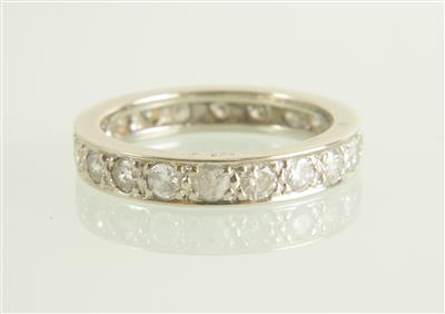 Brillantmemoryring zus. ca. 1,40 ct - Klenoty a Hodinky