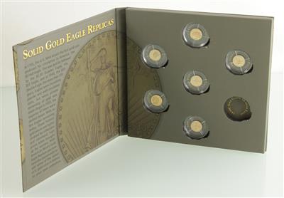 Gold-Medaillensatz "Solid Gold Eagle" - Schmuck und Uhren