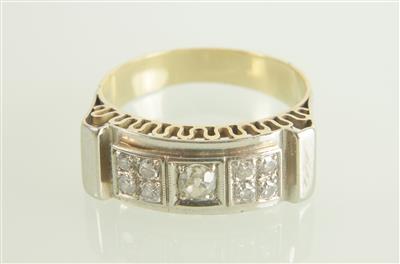 Diamantring zus. ca. 0,30 ct - Klenoty a Hodinky