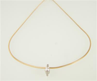 Brillantcollier ca. 0,30 ct - Jewellery and watches