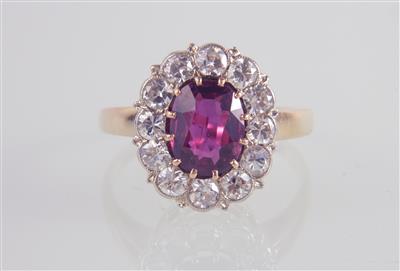 Diamant Rubinring - Sperky