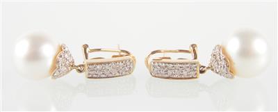 Brillant Ohrclips zus. ca. 0,75 ct - Jewellery and watches